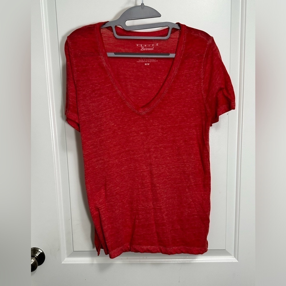 Lucky Brand Burnout Polyester Cotton Viscose Size Medium